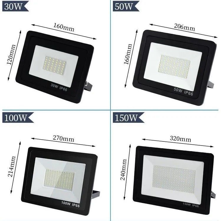 LED投光灯 220V 10W 20W 30W 40W 50W 100W 200W 300W 400W 防水広告ライト