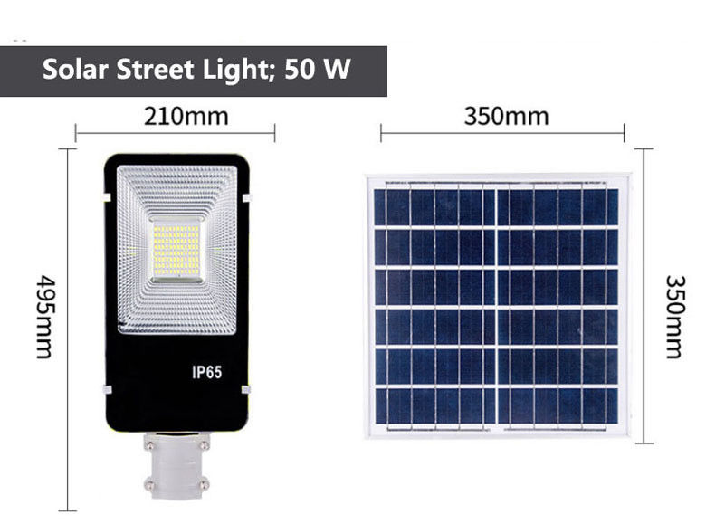 300W 400W IP65 防水 アルミ 太陽光 LED 路灯 リモコンとポール