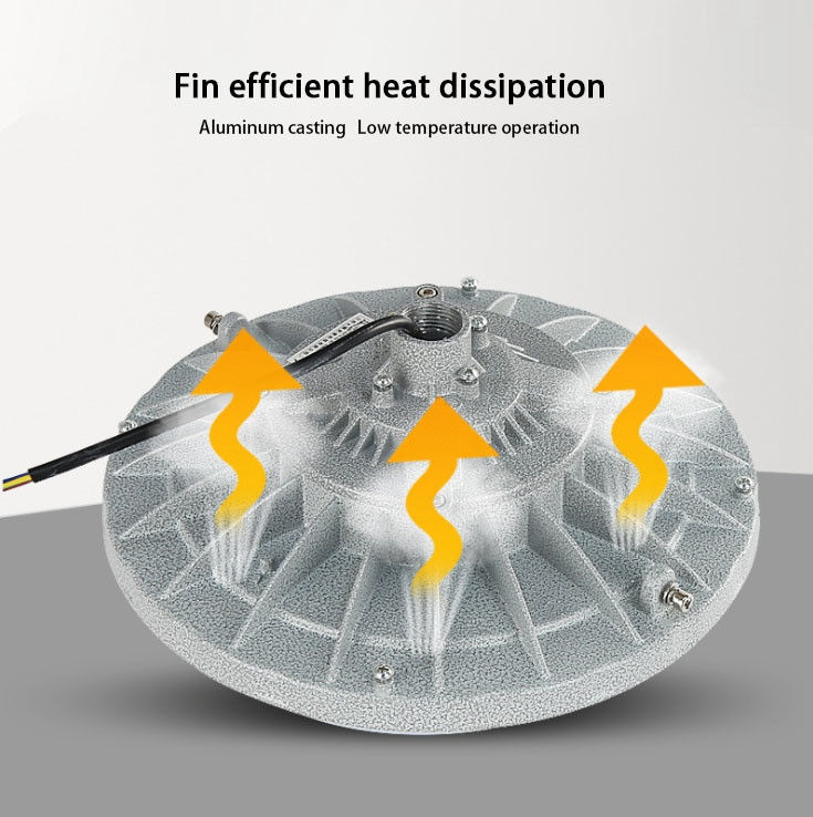 30W 50W 100W 200W Led 防爆高海湾ライト 110lm 倉庫用 流光