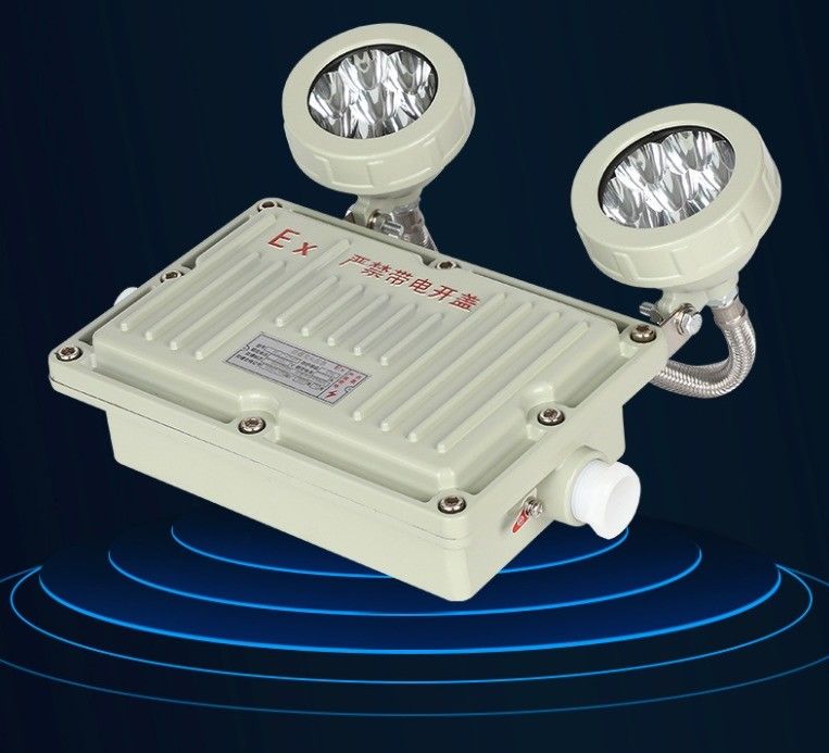 2 X 8W 仕様 充電可能 2 頭出口ライト 防爆 緊急照明 LEDライト