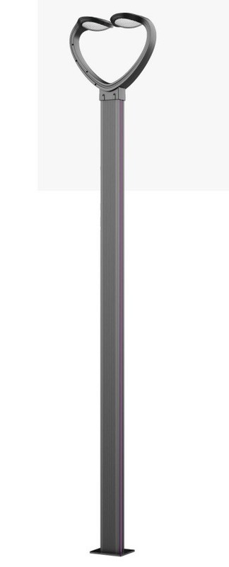 露天LEDガーデンライトと6000K日光警報